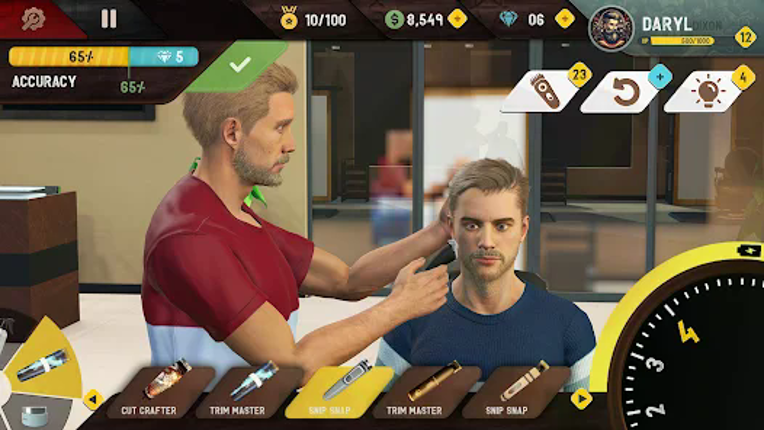 Barber Shop-Hair Cutting Game Image
