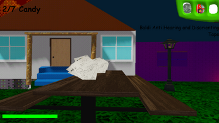 Baldi's Basics in Halloween and Cloned Birthday Chaos screenshot