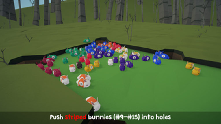 Ballistic Bunny Billiards screenshot