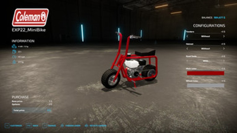 EXP22 Mini Bike screenshot