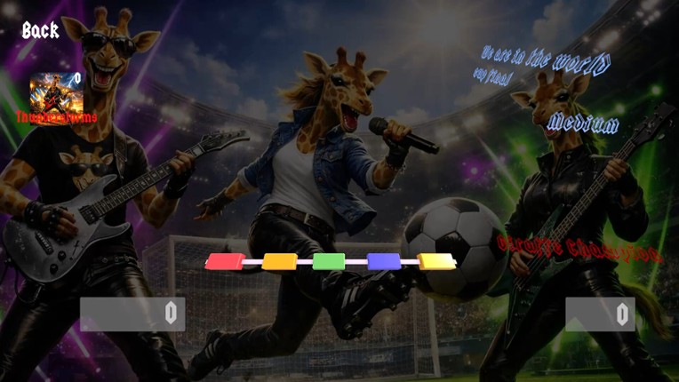 Giraffe Champion 2: Football Rock screenshot