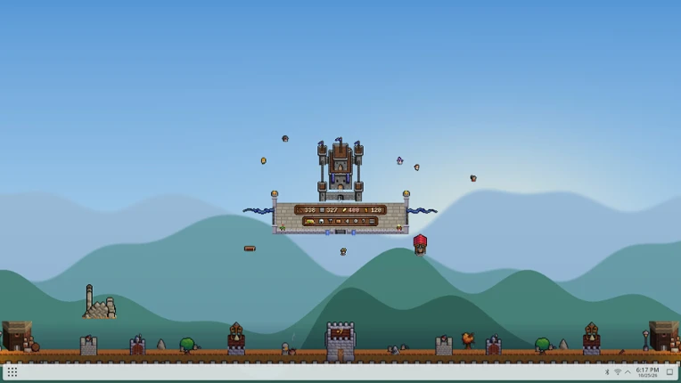 Little Bastion — A Tiny Kingdom That Defends Your Desktop screenshot