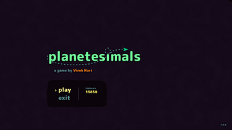 Planetesimals screenshot