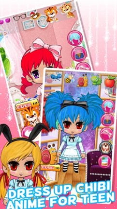 Dress Up Chibi Character Games For Teens Girls &amp; Kids Free - kawaii style pretty creator princess and cute anime for girl Image
