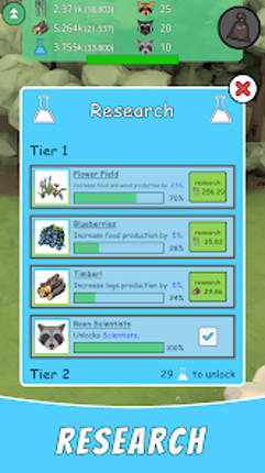 Roons: Idle Raccoon Clicker Image