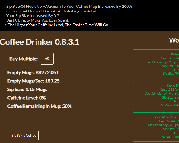 Games like Coffee Drinker