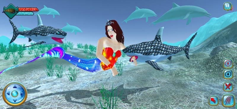 Sea Turtle &amp; Princess Mermaid screenshot