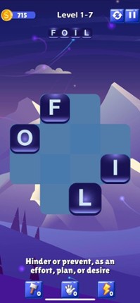 Sliding Words - Brain Game screenshot