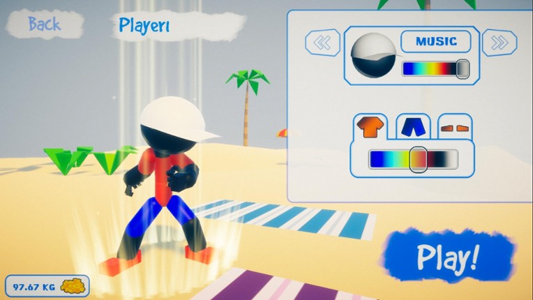 Stickman Beach Volleyball DELUXE screenshot