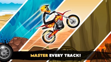 Stickman Bike Hill Race Free Addictive Rider Run Image