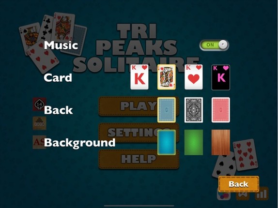 Tri-Peaks Solitaire screenshot