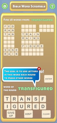 Bible Word Scramble Image