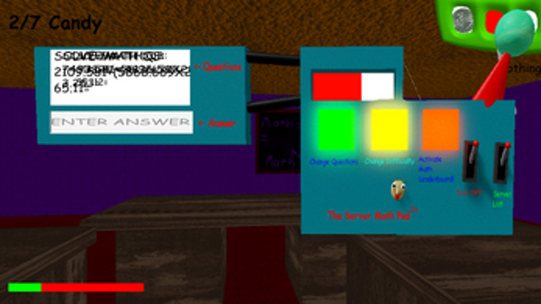 Baldi's Basics in Halloween and Cloned Birthday Chaos screenshot
