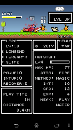 MinuteQuest screenshot