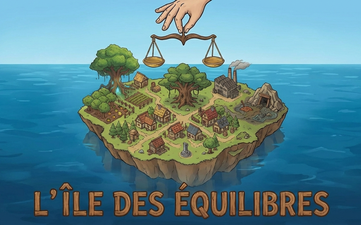 Games like Ile des Equilibres