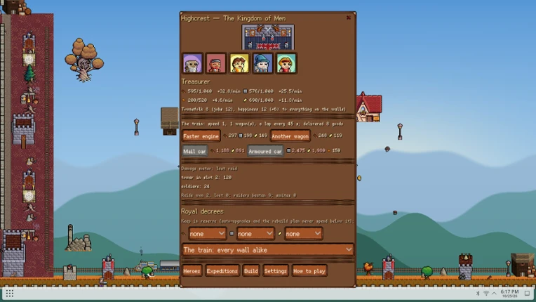 Little Bastion — A Tiny Kingdom That Defends Your Desktop screenshot