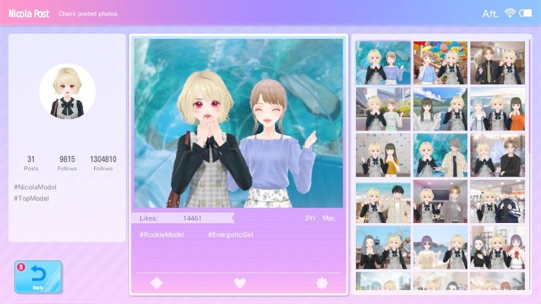 MODEL Debut3 #nicola screenshot