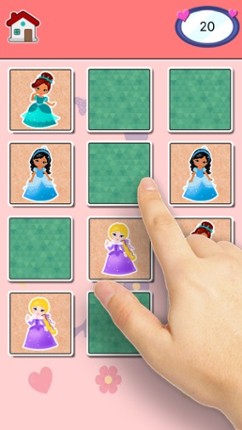 Princesses Find the Pairs Learning Game for 3 – 5 screenshot
