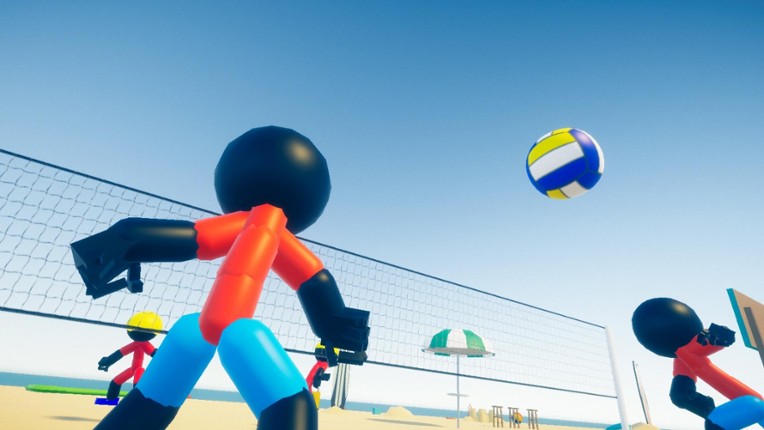 Stickman Beach Volleyball DELUXE screenshot