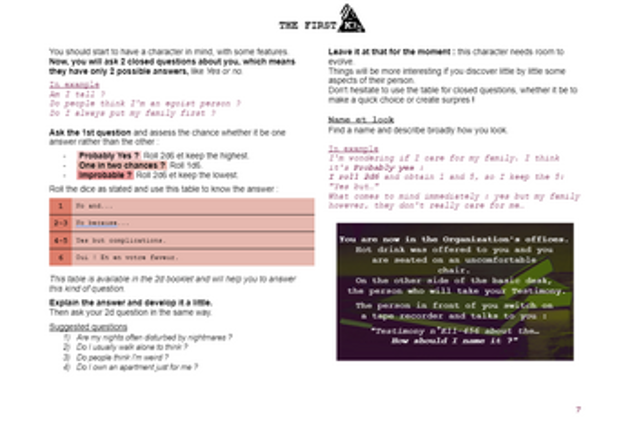 [eng] The First K7 of the Weird Archives - An introduction for the SOLO ttrpgs screenshot