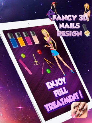 Fancy 3D Nails Design – The Best DIY Manicure Game for Girl's Beauty Makeover screenshot
