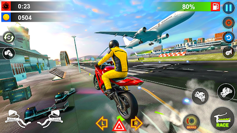 City Moto Bike Racing Game 3D Image