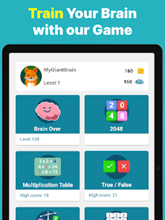Brain Games: Math and IQ Test screenshot