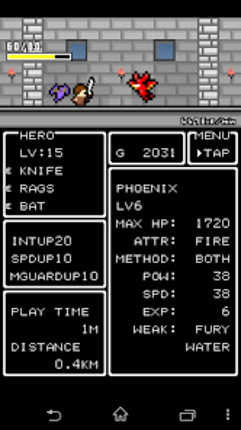 MinuteQuest screenshot