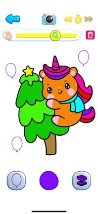 Kawaii Unicorn: Coloring World screenshot