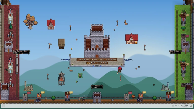 Little Bastion — A Tiny Kingdom That Defends Your Desktop screenshot