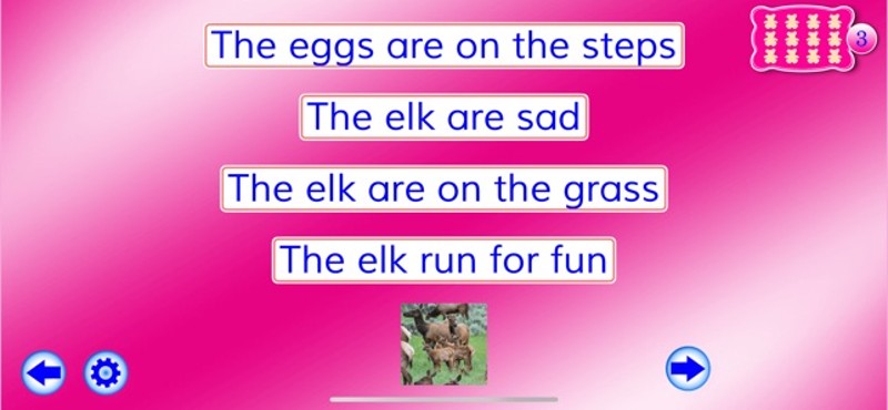 SENTENCE READING MAGIC 2 screenshot