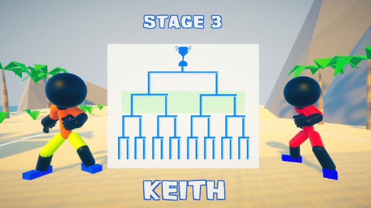 Stickman Beach Volleyball DELUXE screenshot