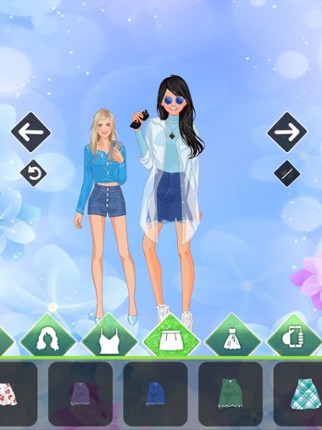 Sunny spring dress up screenshot