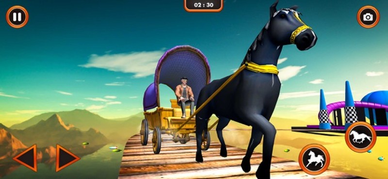 Ultimate Horse Cart Stunt Race screenshot
