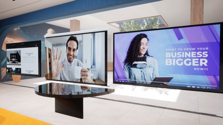 Virtual Presenter Room screenshot