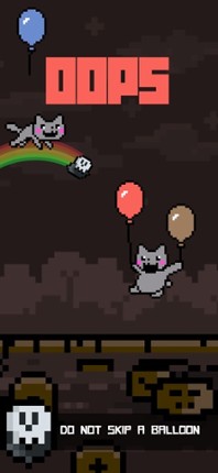 Break the Balloon: ghost &amp; cat Image