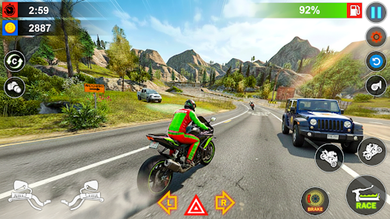 City Moto Bike Racing Game 3D screenshot