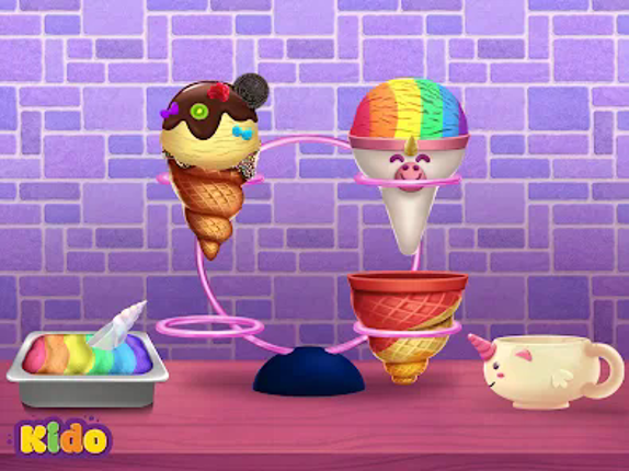 Ice Cream Making Game For Kids screenshot