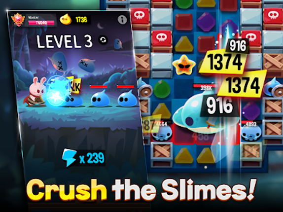 Anipang Matchlike (Puzzle RPG) screenshot