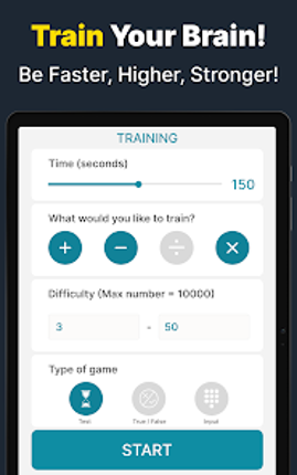 Brain Games: Math and IQ Test screenshot