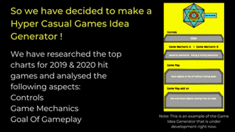Hyper Casual Games Idea Generator Image