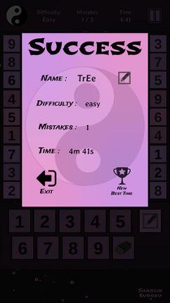 Shaolin Sudoku screenshot