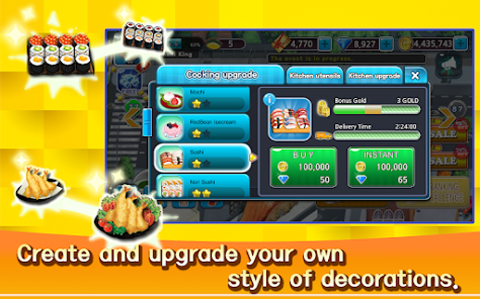 Cooking Sushi King screenshot