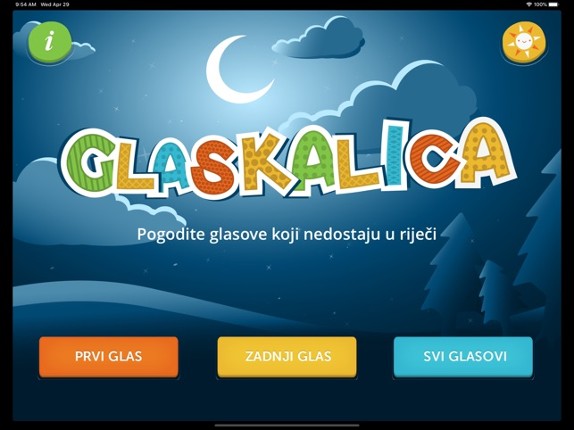 ICT-AAC Glaskalica screenshot