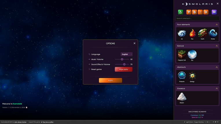 Kosmolaris screenshot