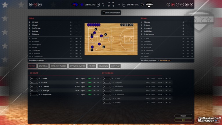 Pro Basketball Manager 2016 screenshot