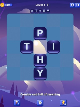Sliding Words - Brain Game screenshot