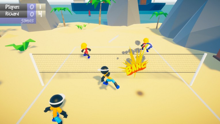 Stickman Beach Volleyball DELUXE screenshot