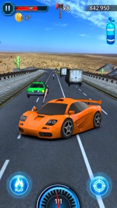 Street Racer vs Jet Bike - 3D Xtreme Road Traffic Race Free Game screenshot