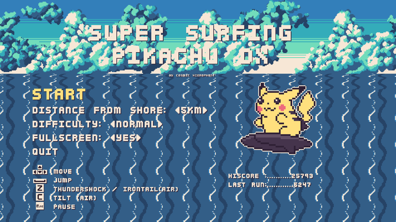Games like Super Surfing Pikachu DX